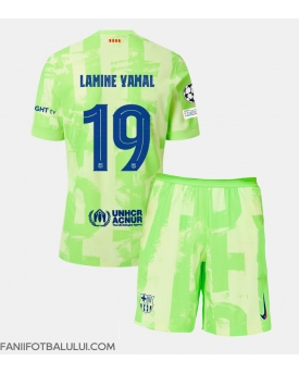 Barcelona Lamine Yamal #19 Echipament de Fotbal Replică 2024-25 Copii Treilea (+ Șorturi)